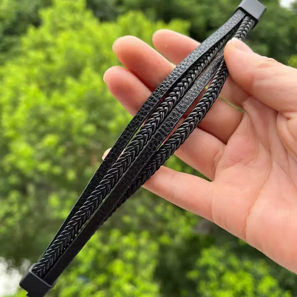 Pulseira Masculina Milano Intreccio