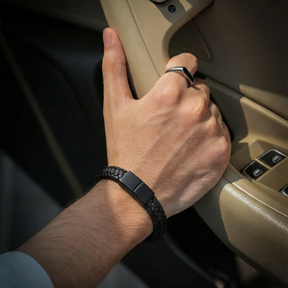 Pulseira Masculina Trama Black